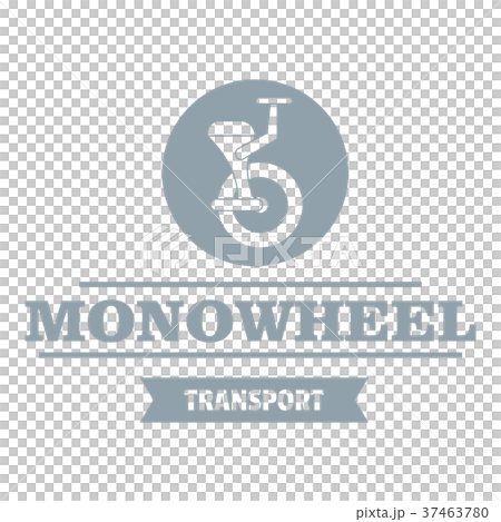 Urban mono wheel logo, simple gray style Urban mono wheel logo, simple gray style 37463780
