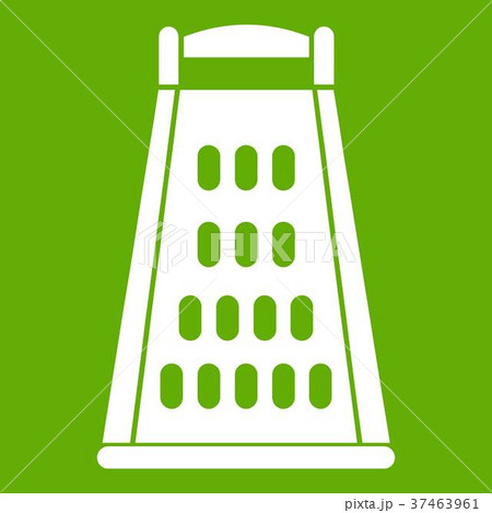 Kitchen grater icon green Kitchen grater icon green 37463961