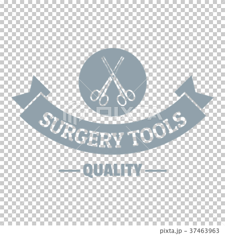 Quality instrument logo, gray monochrome style 37463963