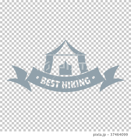 Best hiking logo, vintage style 37464099