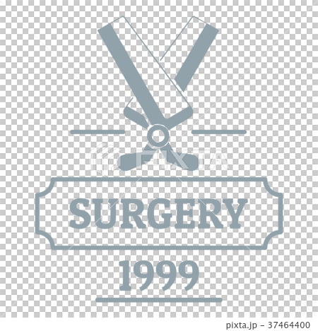 Medicine logo, gray monochrome style 37464400
