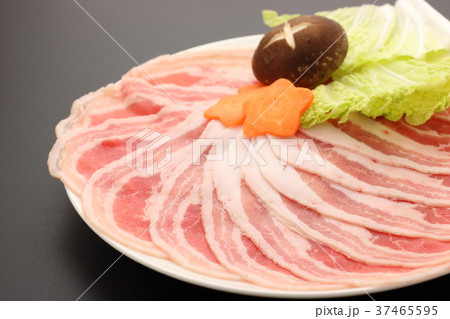 豚肉　バラ肉　スライス 37465595