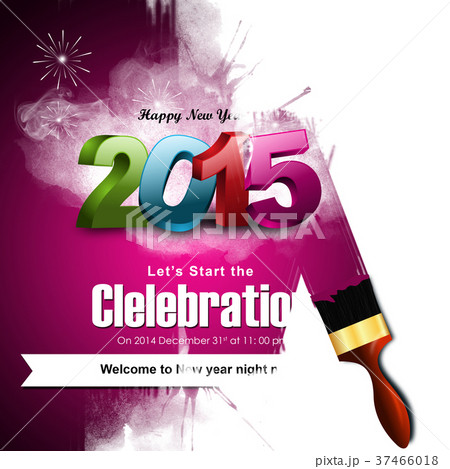Happy New Year 2015 celebration concept Happy New Year 2015 celebration concept 37466018