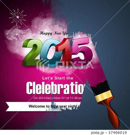 Happy New Year 2015 celebration concept Happy New Year 2015 celebration concept 37466019