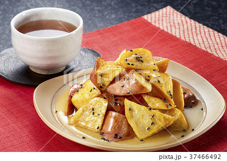 大学いも　ほうじ茶 37466492