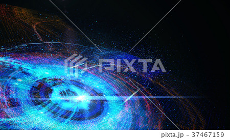 Abstract futuristic multicolored digital backgroun 37467159