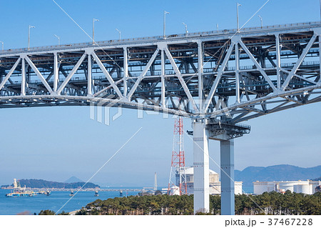 瀬戸大橋とコンビナート 瀬戸大橋とコンビナート 37467228