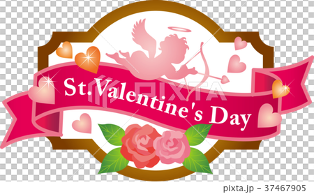 バレンタインラベル 37467905