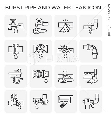 water leak icon water leak icon 37468429