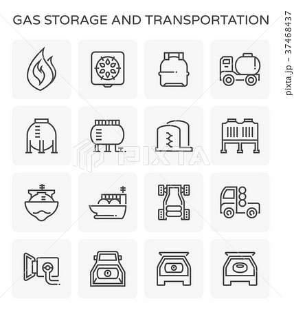 gas storage icon 37468437
