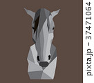 Low-poly effect horse head 37471064