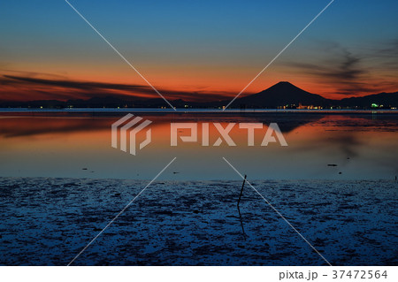 江川海岸と富士 37472564