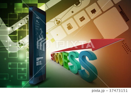 Business success graph Business success graph 37473151