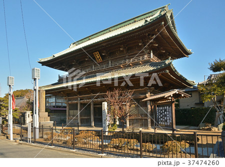下総中山散歩：正中山法華経寺・仁王門 37474260