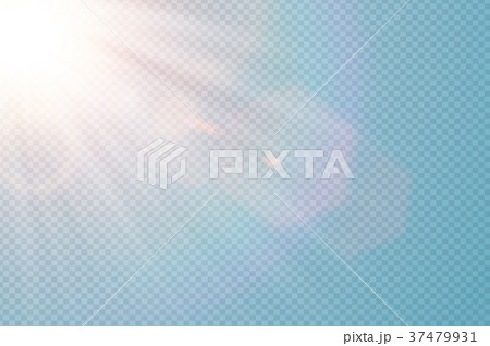 Vector transparent sunlight special lens flare Vector transparent sunlight special lens flare 37479931