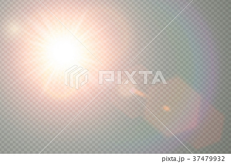 Vector transparent sunlight lens flare light 37479932