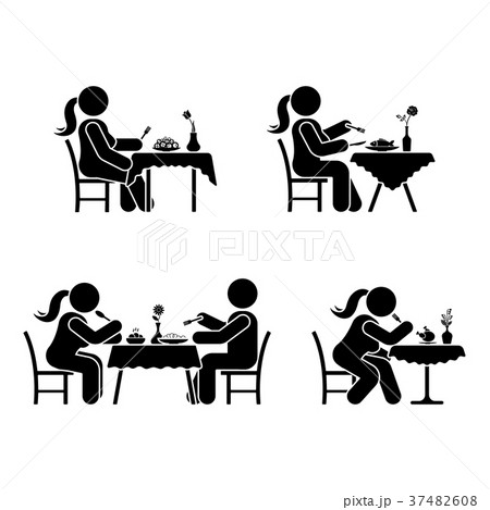 Eating and drinking pictogram 37482608