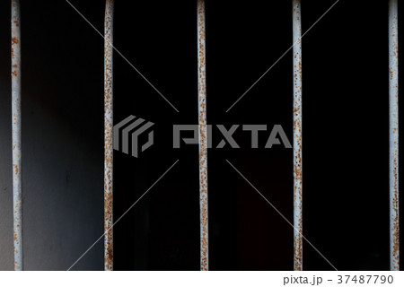 iron metal rusty window bar 37487790