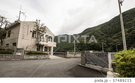 安富ダム 別名 富栖湖 兵庫県姫路市安富町の写真素材