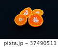 Orange on black background. 37490511