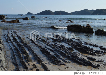 海の断層浸食 37491102