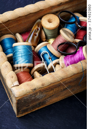 Thread spools and buttons Thread spools and buttons 37492960