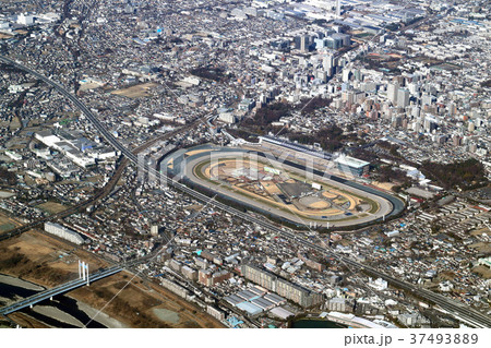 東京競馬場付近を空撮 37493889