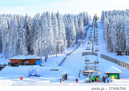 Panorama of ski resort Kopaonik, Serbia 37496768