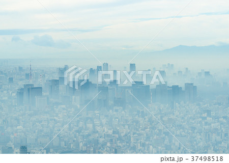 モヤに包まれる東京 37498518