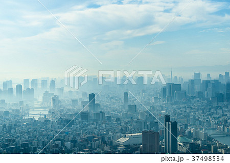 モヤに包まれる東京 37498534
