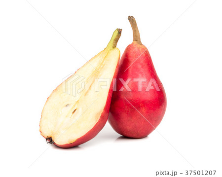 Red pear with half 37501207