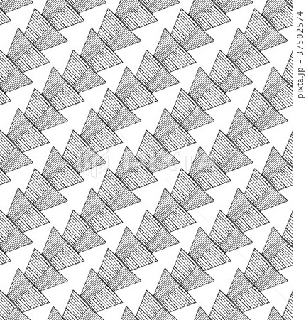 Hatched trapezoids diagonal on white 37502574