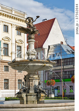 Ganymede's Fountain in Bratislava, Slovakia. Ganymede's Fountain in Bratislava, Slovakia. 37502644