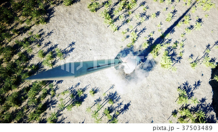 Nuclear ballistic rocket, complex. Launch rocket 37503489