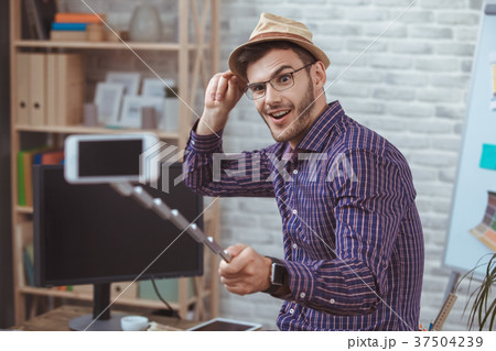 Graphic designer small business home office 37504239