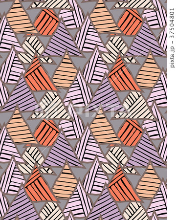 Striped triangles on purple overlapping Striped triangles on purple overlapping 37504801