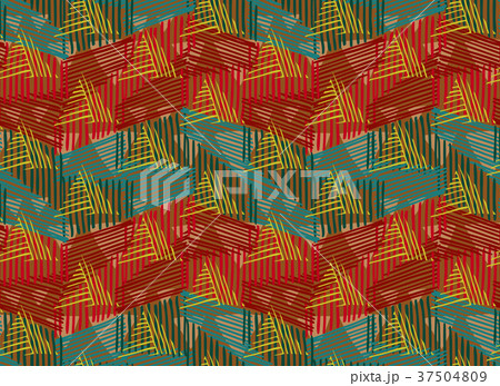 Striped triangles red green overlay Striped triangles red green overlay 37504809