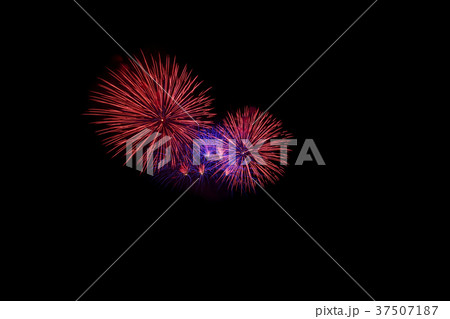 Colored firework  with free space for text 37507187