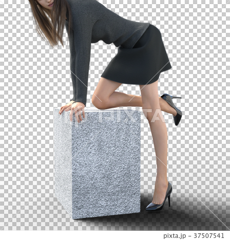 レッグケアイメージ 美しい女性の脚 perming3DCGイラスト素材 レッグケアイメージ 美しい女性の脚 perming3DCGイラスト素材 37507541