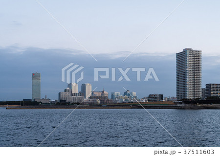 稲毛海浜公園から見た幕張新都心 37511603