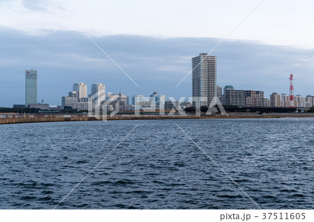 稲毛海浜公園から見た幕張新都心 稲毛海浜公園から見た幕張新都心 37511605