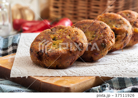Aloo Tikki or cutlet. Indian snack Aloo Tikki or cutlet. Indian snack 37511926