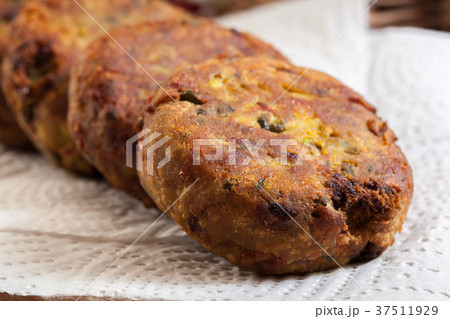 Aloo Tikki or cutlet. Indian snack 37511929