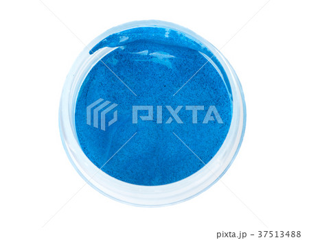 Blue paint in container Blue paint in container 37513488