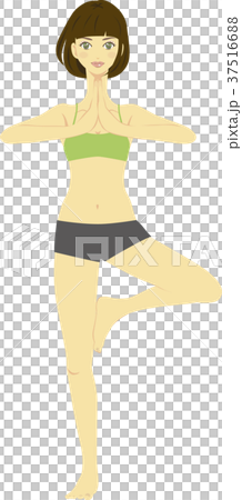A woman who plays yoga 1 A woman who plays yoga 1 37516688