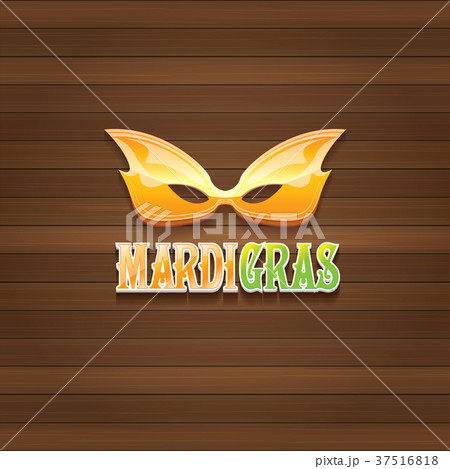 vector new orleans mardi gras carnival label with 37516818