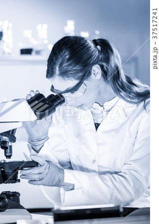 Female health care researchers working in 37517241
