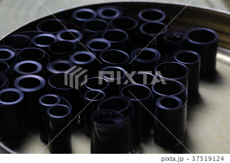 film archive negatives in a round metal can 37519124