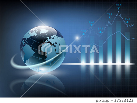 vector illustration of financial graph vector illustration of financial graph 37523122