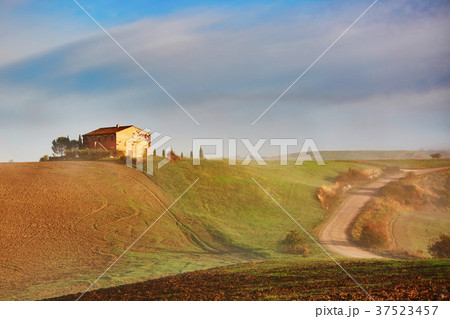 Landscape of San Quirico d'Orcia, Tuscany, Italy 37523457